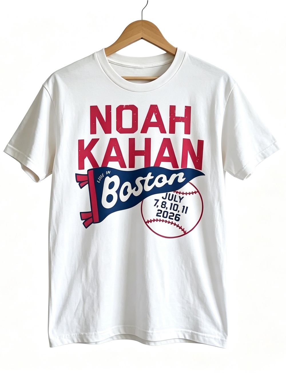 Noah Kahan Exclusive Fenway Park 2026 Womens Mens T-shirt Unisex